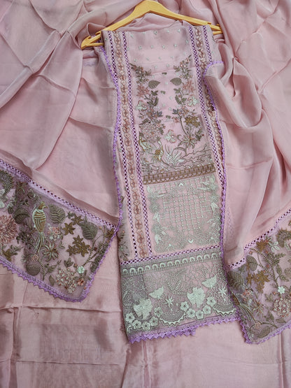 Organza Pink Pak Suit
