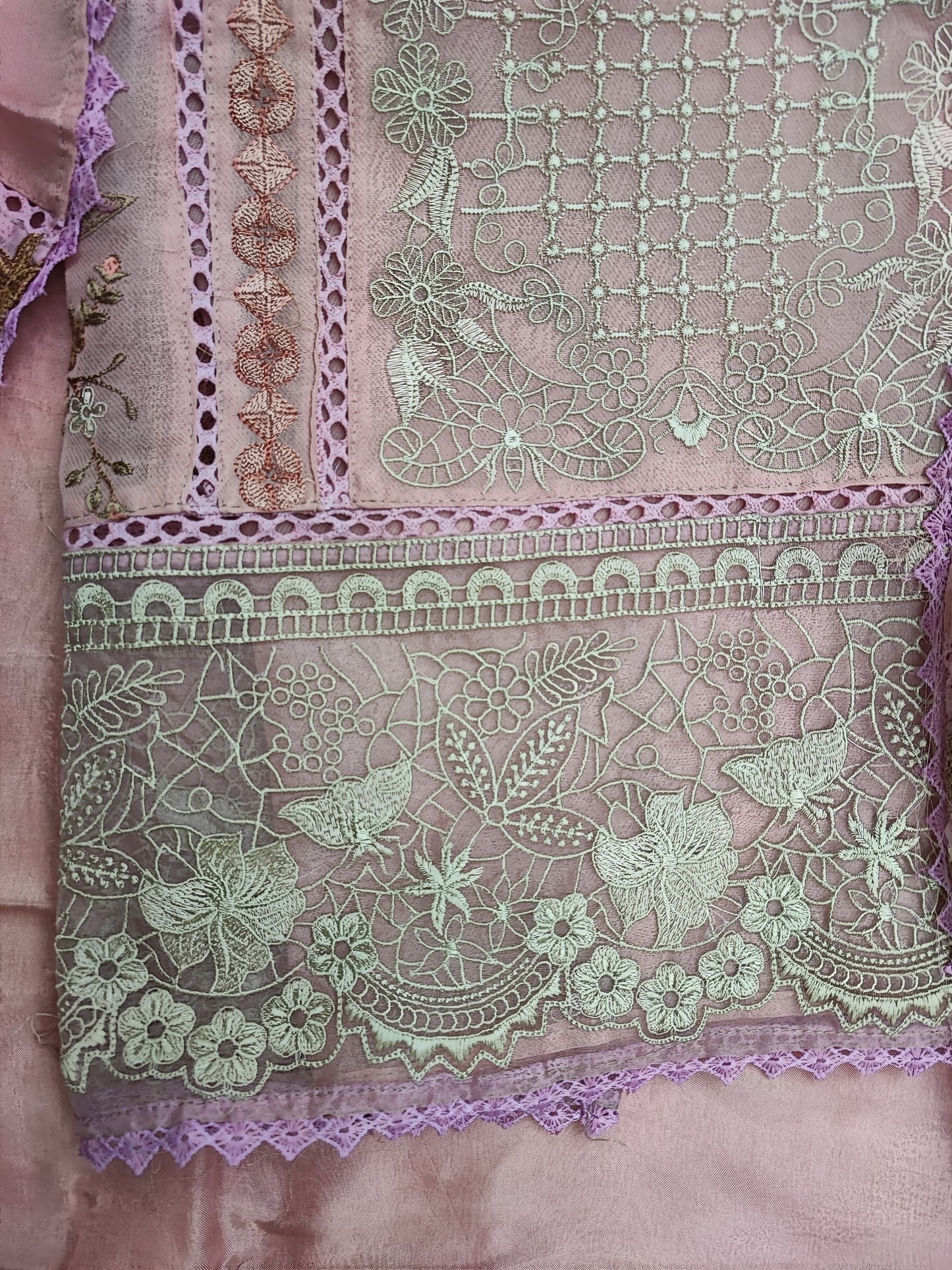 Organza Pink Pak Suit