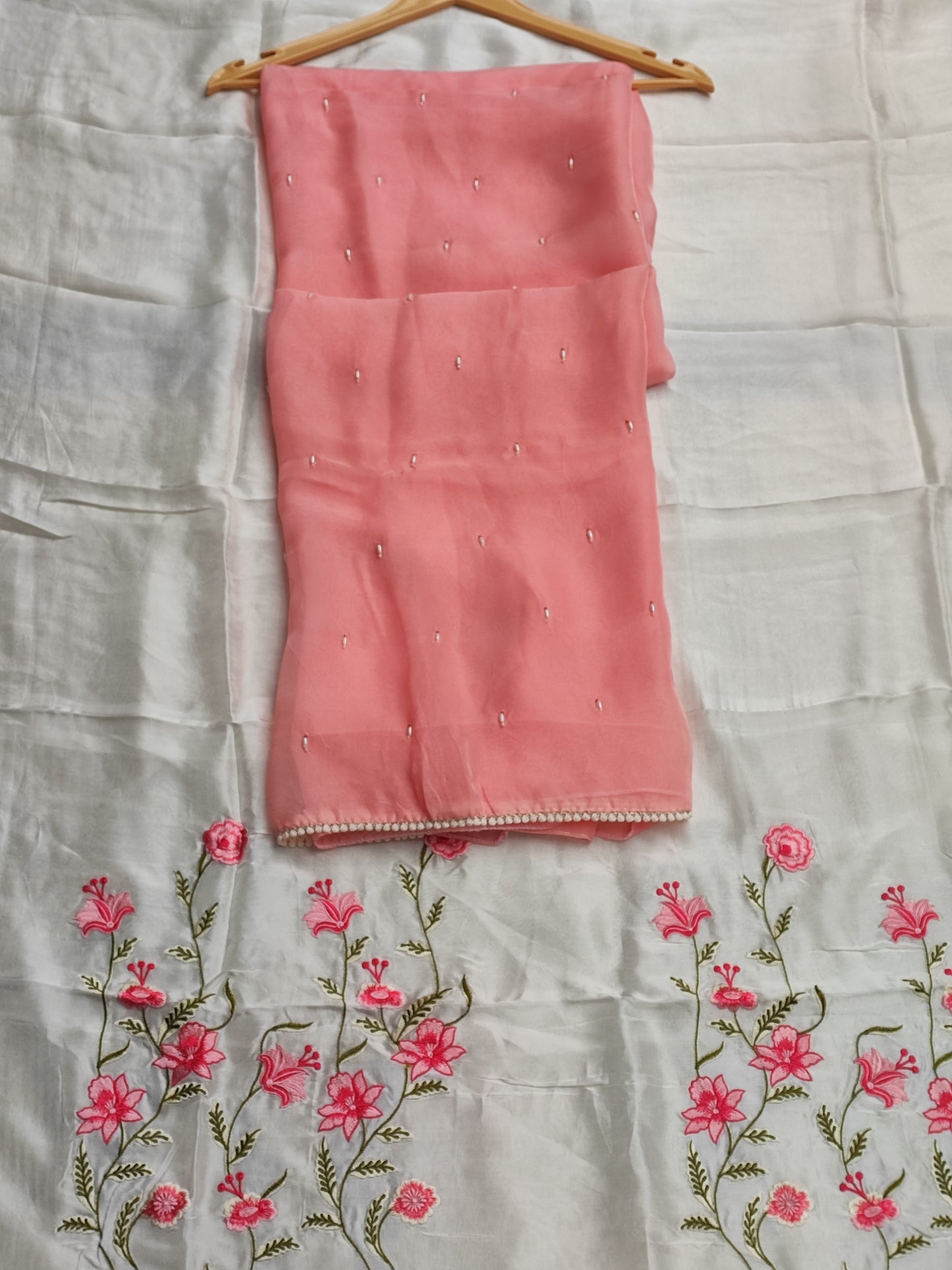 Peach Farshi Salwar Suit