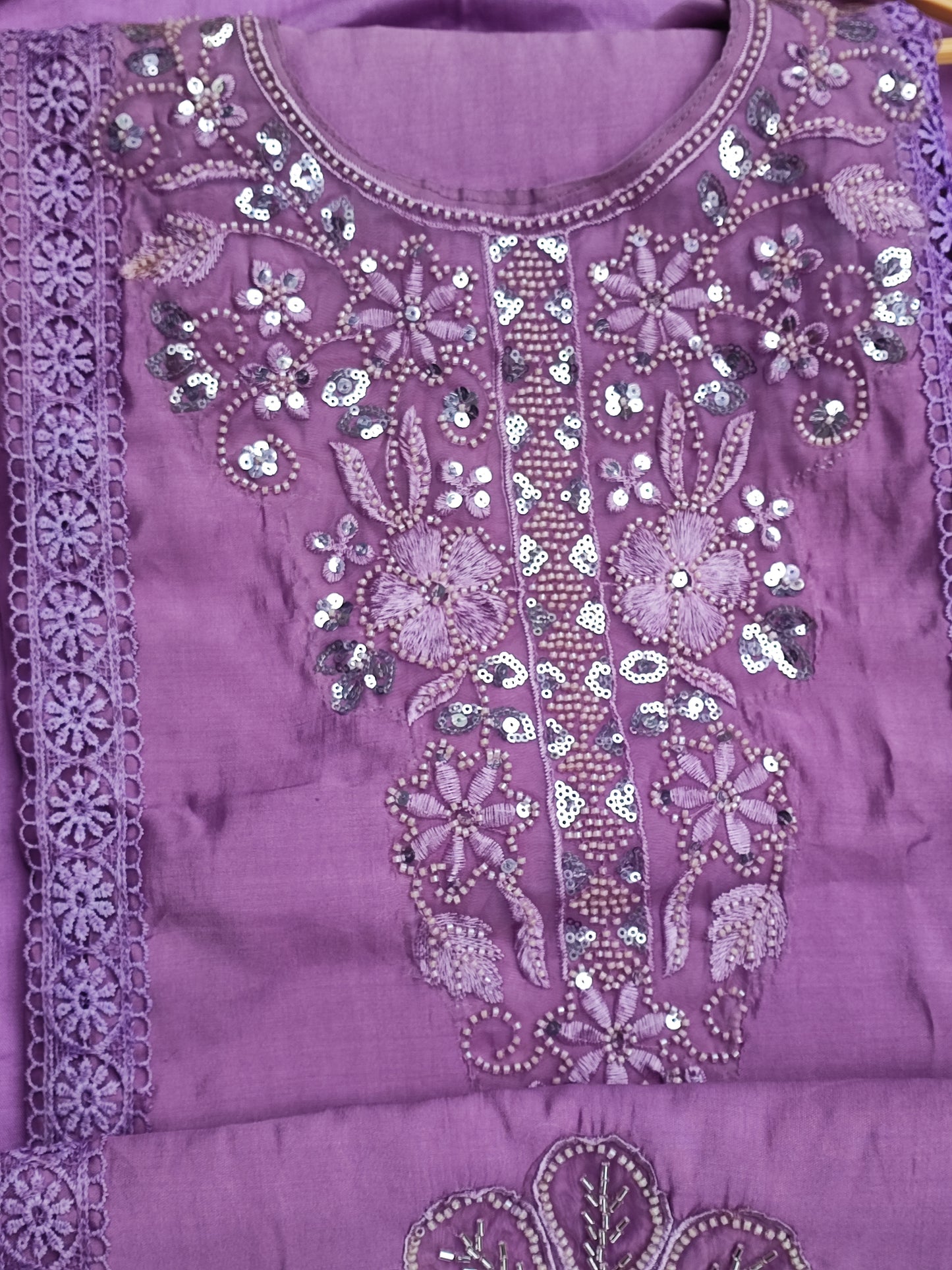 Lace Lavender Suit
