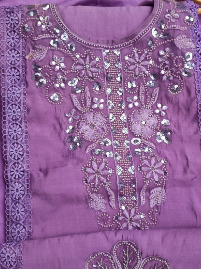 Lace Lavender Suit