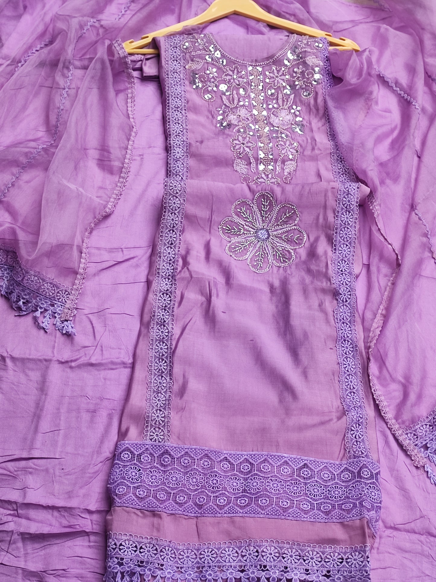 Lace Lavender Suit