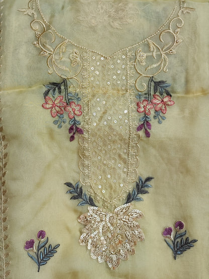 Mustard Organza