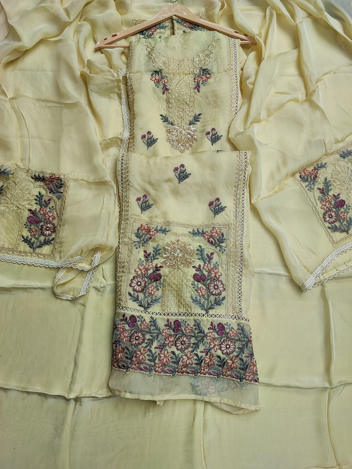 Mustard Organza