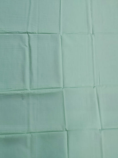 Plain cotton bottom fabric in pastel green