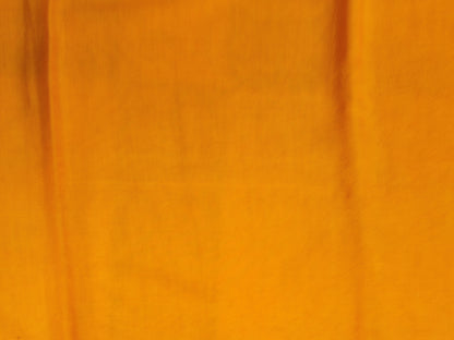 Bandhani tie-dye detail in haldi yellow with white dots