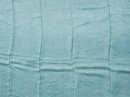 Sea Green Mul Cotton Suit with Mirror Work