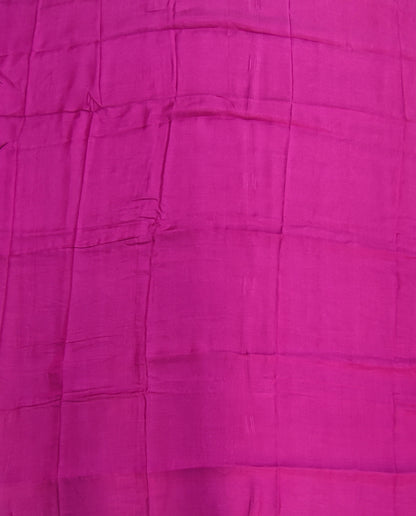 Purple Banarasi Woven Silk Suit with Zari Work