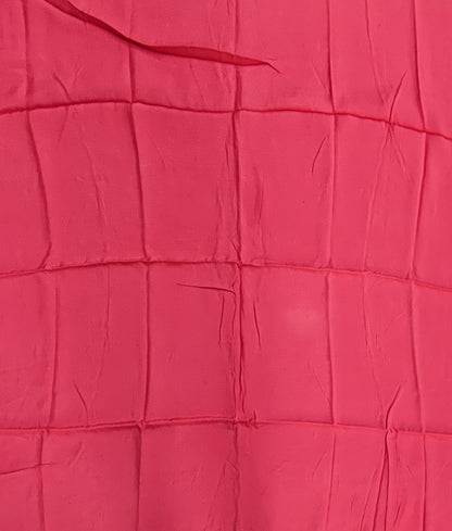 Carrot Pink Silk Suit with Zari Work