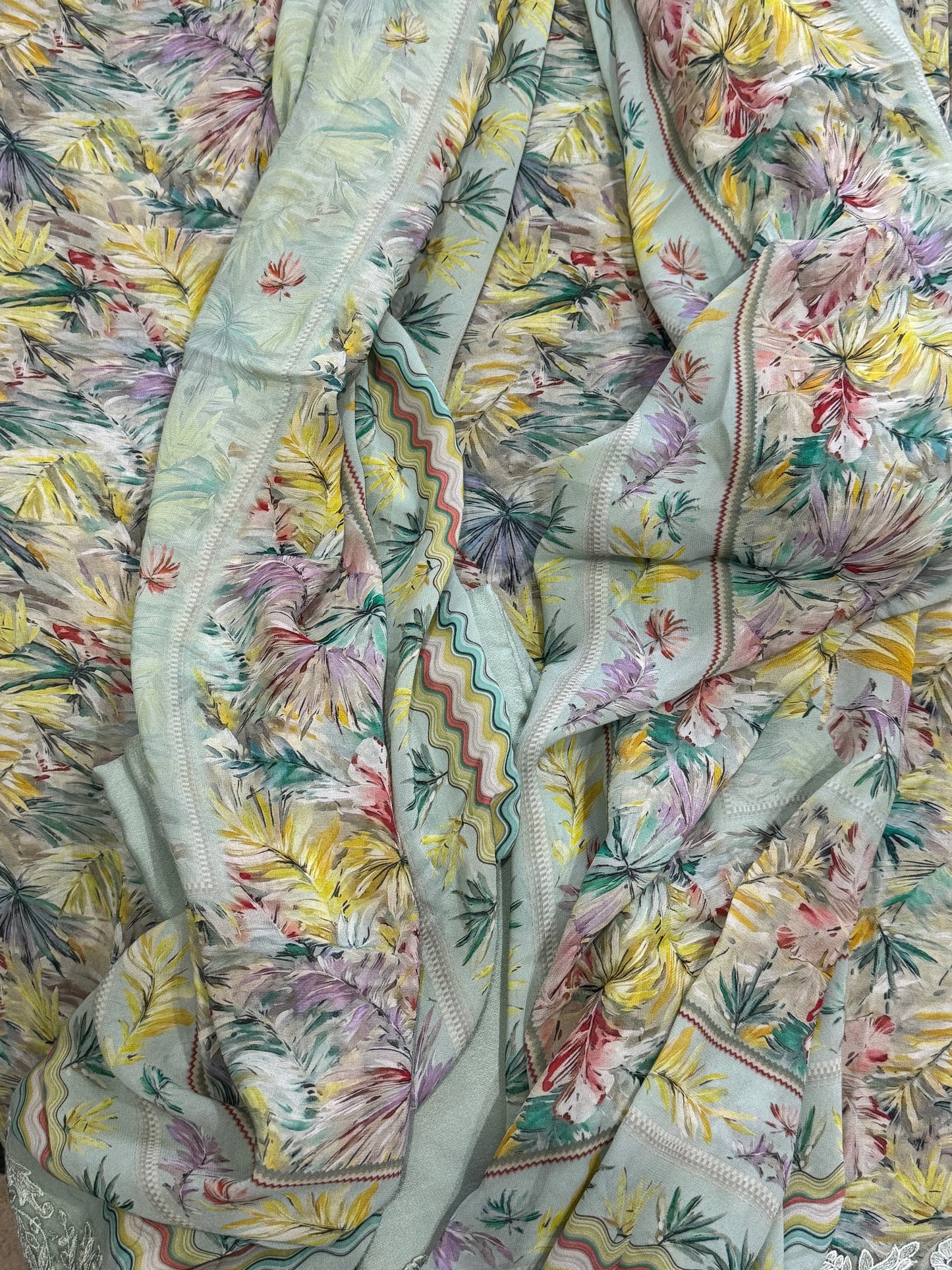 SeaGreen Georgette Suit