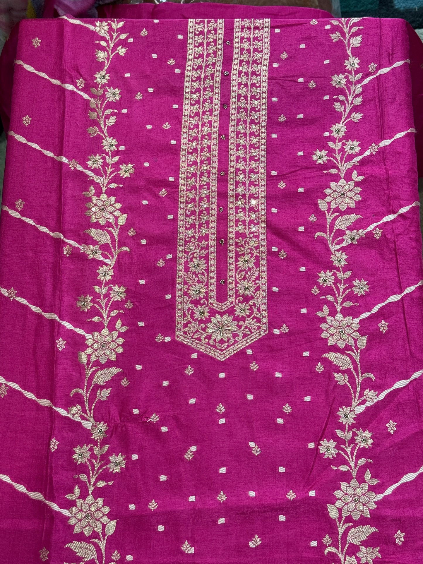 HotPink Banarsi Silk