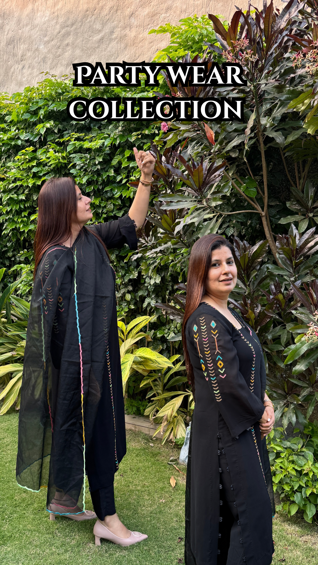 Nayaab Black Suit