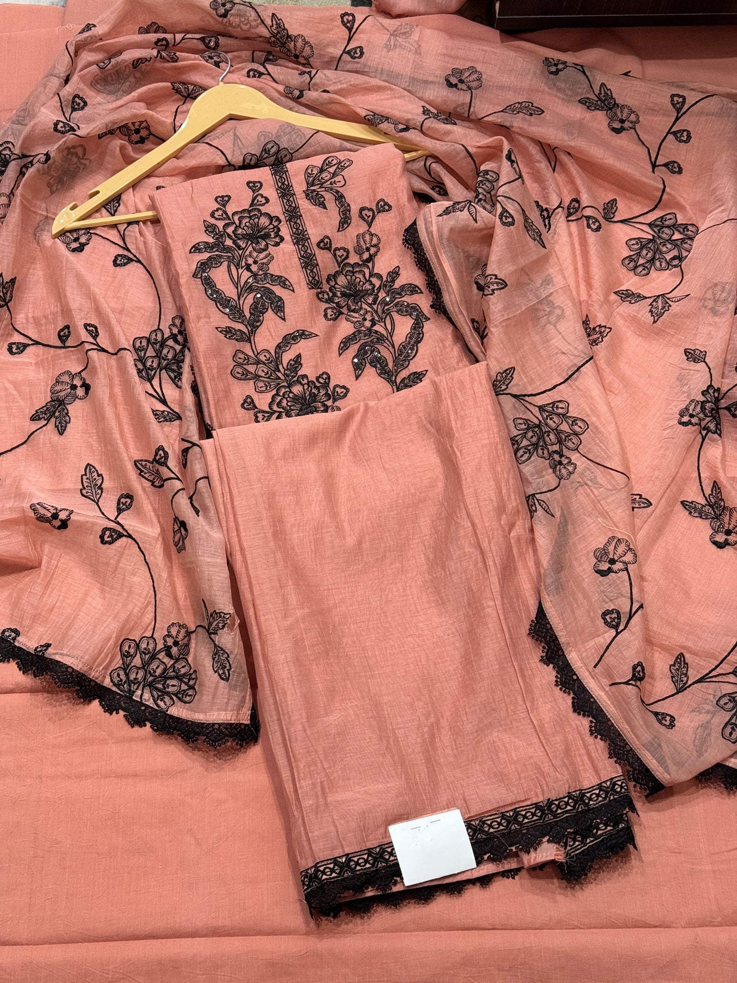Peach/Black Mul Suit