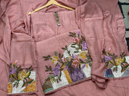 Pink Anchor Work Mul suit