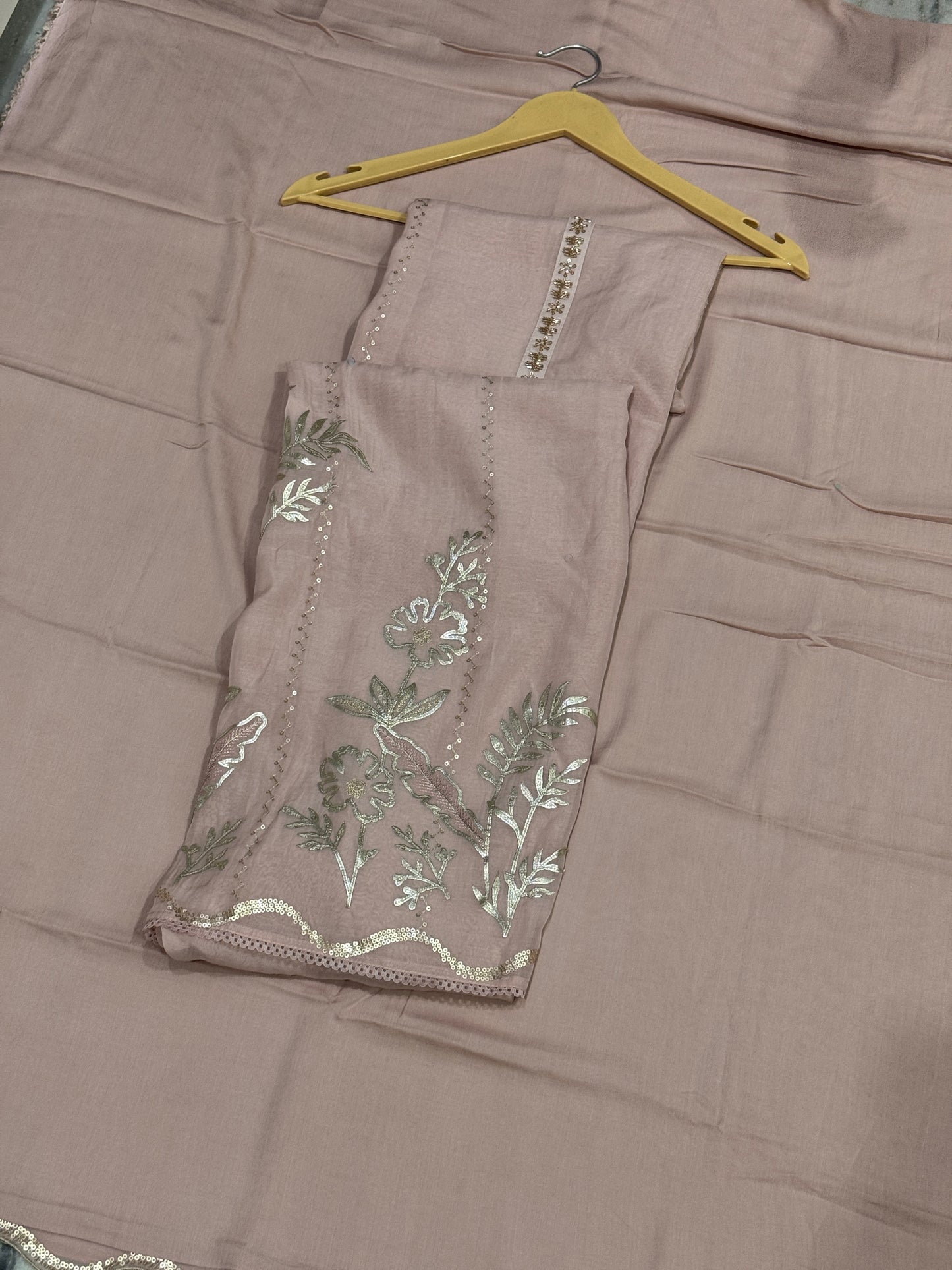 Pink Leather Work Mul Suit