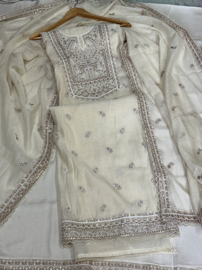 Ivory Mul Suit