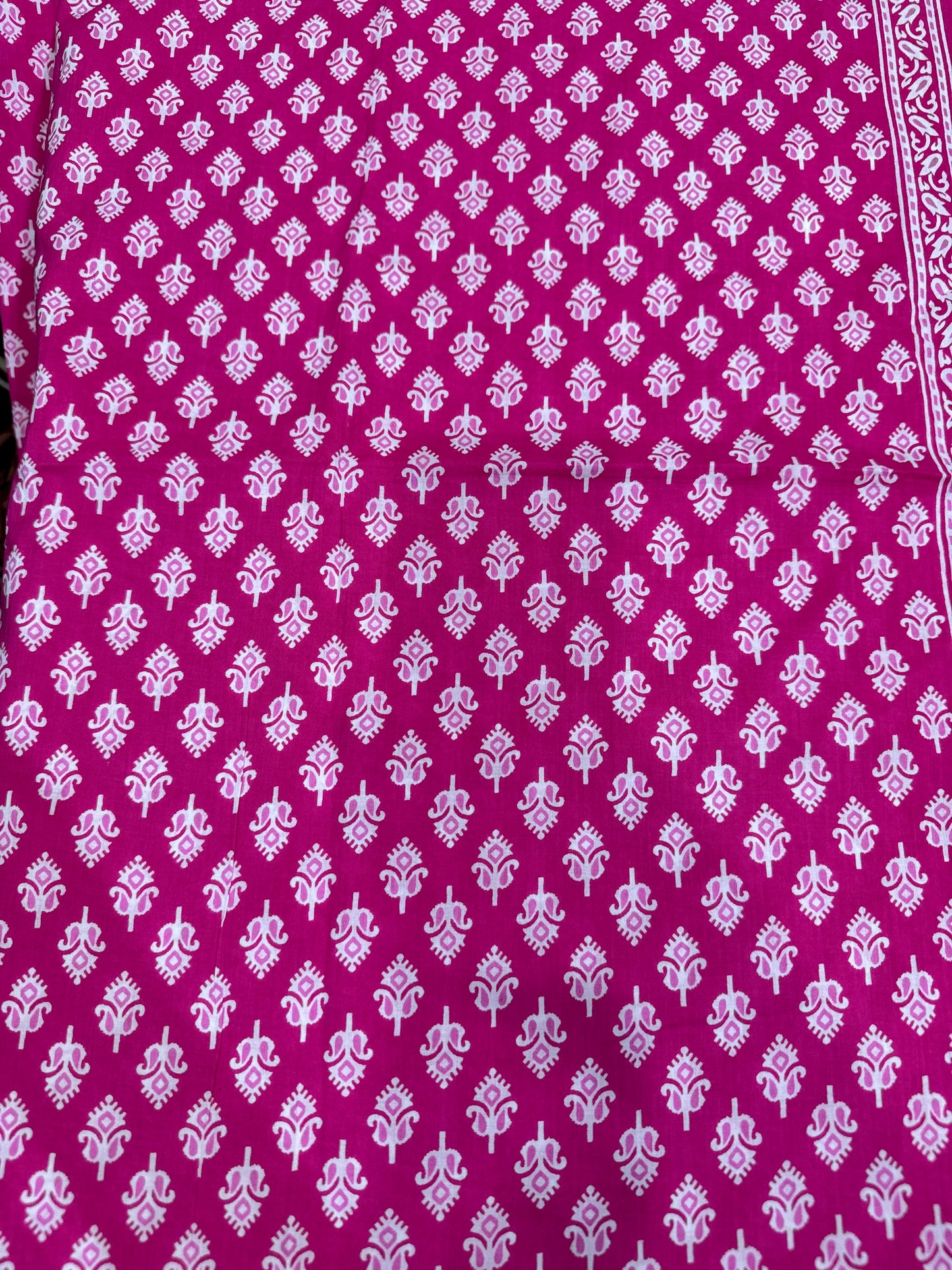 Hotpink Cotton Suit