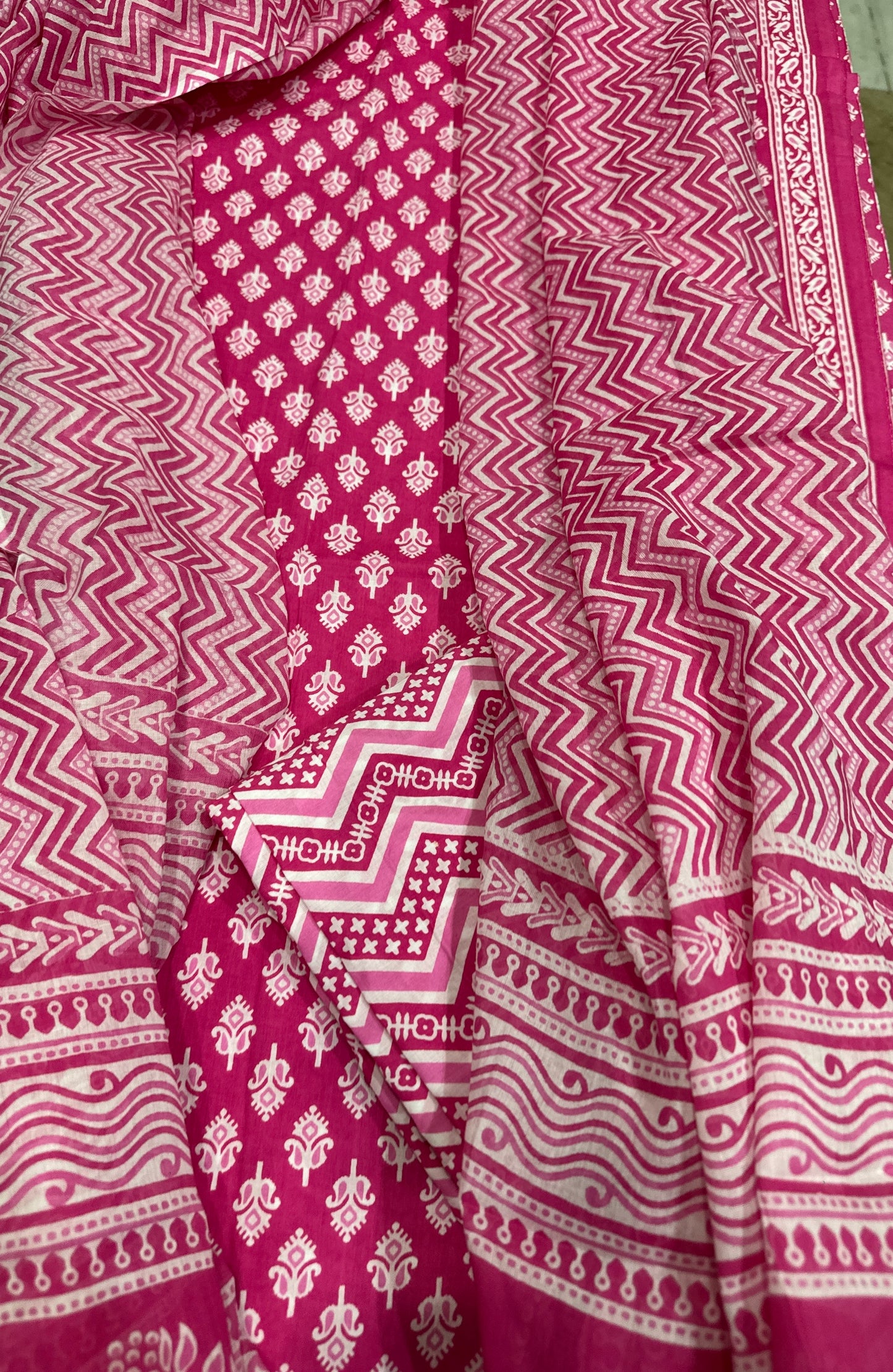 Hotpink Cotton Suit
