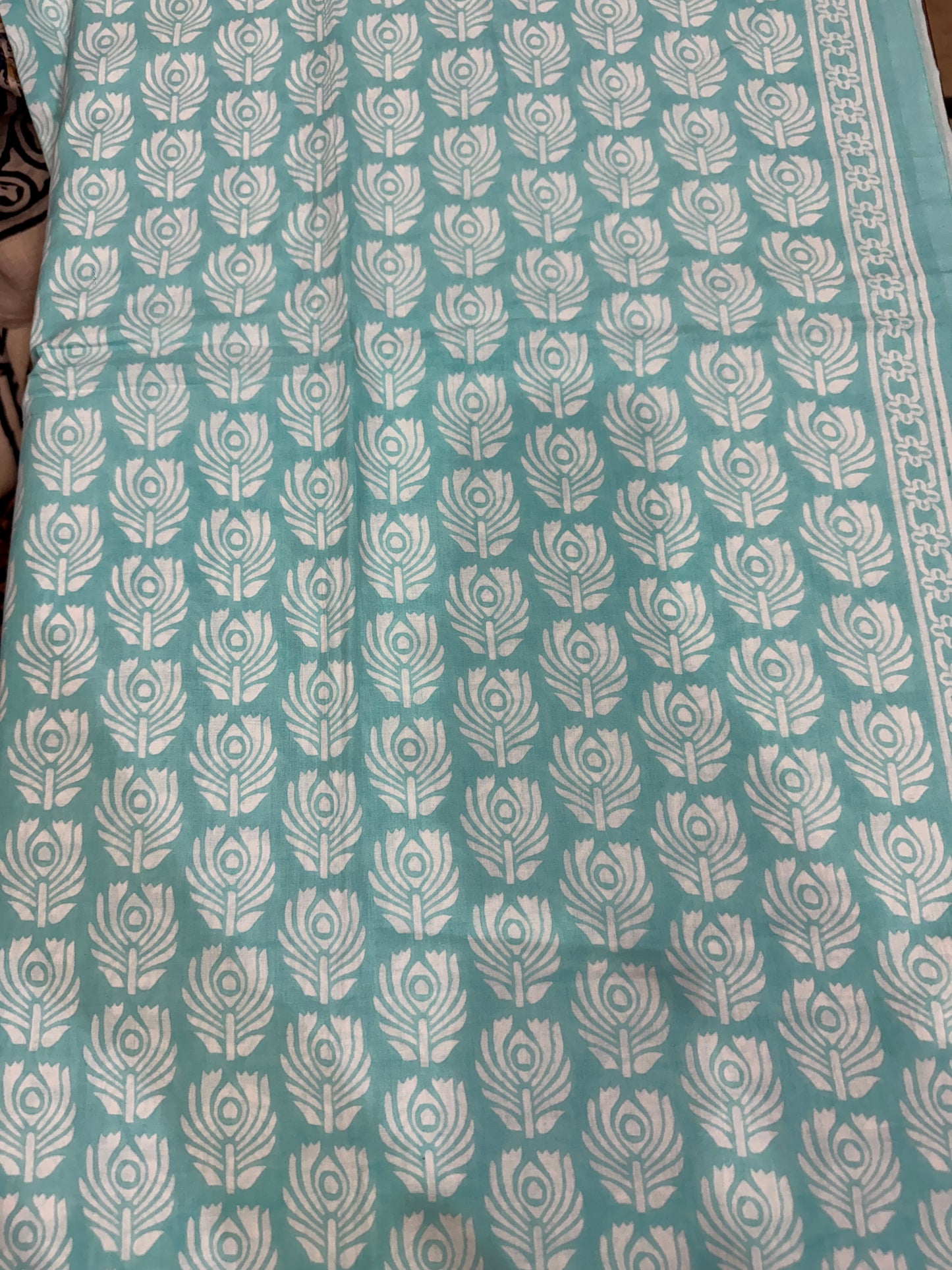 IceBlue Cotton Suit
