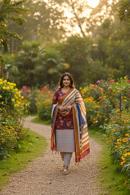 Kalamkari Red Suit