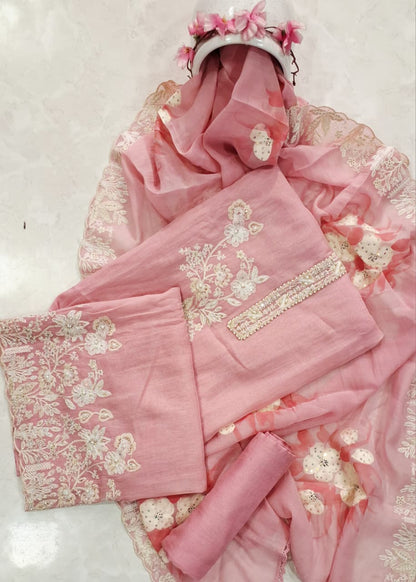 Peach Pearl Floral Mul