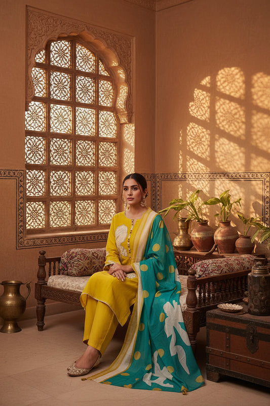 Yellow Mul Cotton